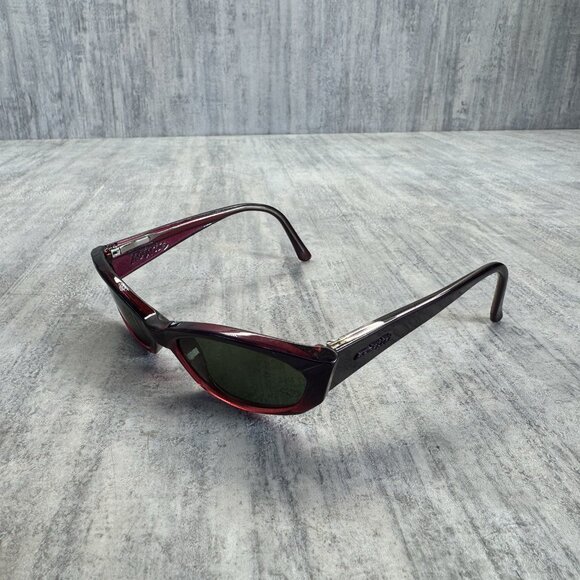 Arnette Mantis 125-3015 Purple/Burgundy 56mm Green lens Vtg Frames Only - Picture 3 of 7